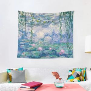 Tapices de agua lirios Claude Monet Fine Arte Tapestry Decoraciones navideñas Room