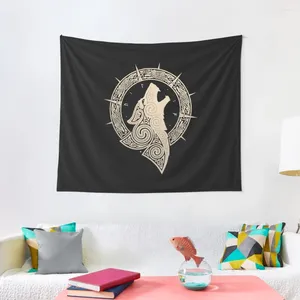 Tapisseries wolf's Tribe Tapestry wallpaper décoration images chambre mur