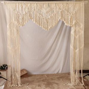 Les tapisseries tissées tapisserie bohème rideaux de main décor de la scène de décoration arrangement de mariage