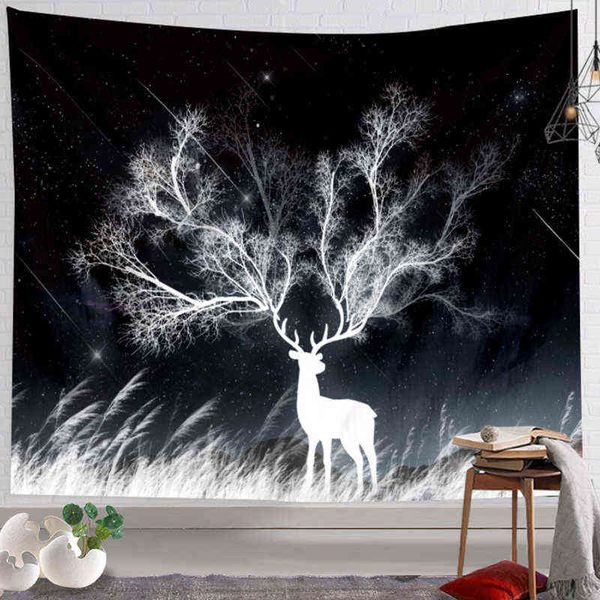 Tapiz Ashou Moose Deer Wall Carpet Decor Estética Home ation College Dorm R