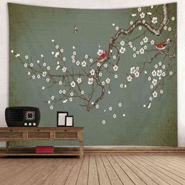 Tapestry goedkope Chinese stijl tapijt kunst muur decor gooi bohemian psychedelic l