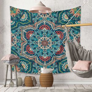 Tapisserie Mandala Hippie Indien Bohème Tapisserie Tenture Murale Grandes Tapisseries Psychédéliques Décor À La Maison Mur Tissu Tissu Tapis 210609