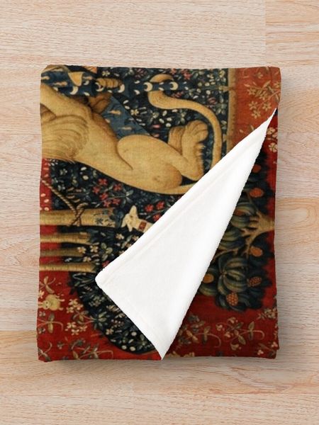 Tapestry: la couverture couverture de couverture de la dame et de la licorne