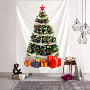 Mur tapisserie suspendu arbre de Noël pin coloré