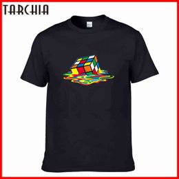 TARCHIA 2022 Goedkope T-shirt Katoenen Tops Tee The Bang Sheldon Cube Grappige Mannen Korte Mouw Jongen Casual Homme Tshirt T Plus Mode G1217