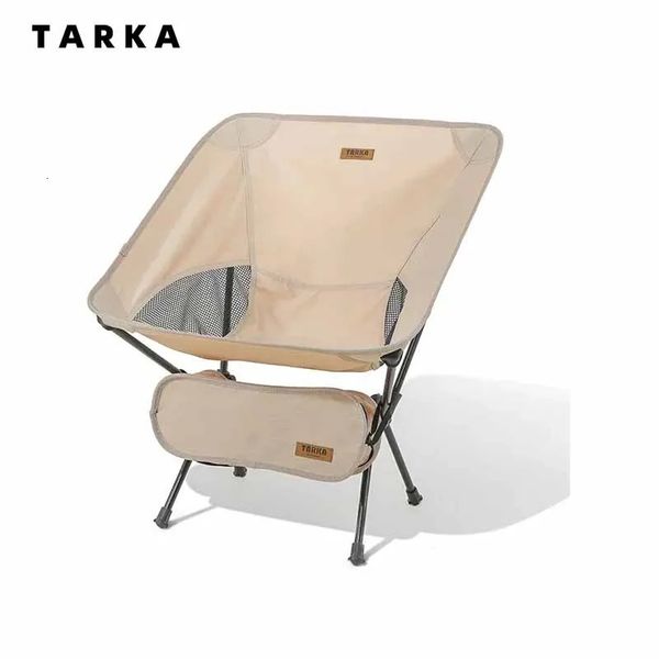 TARKA chaise pliante extérieure Oxford tissu Camping lune chaise ultralégère Portable randonnée barbecue pique-nique siège pêche plage accessoires 240125