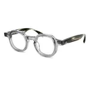 TART édition spéciale lunettes optiques pour hommes femmes rétro designer mode feuille acétate cadre élasticité détaillée style ovale plaque de lentille anti-lumière bleue avec boîte