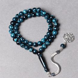 Tasbih kunstmatige barnsteenhars moslim rozenkrans kraal misbaha eid geschenk Islamitische masbaha Turkse sieraden 33 gebedskralen armband 240408