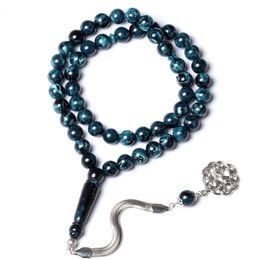 Tasbih artificiel résine ambrée rosaire musulman perle mi misbaha eid cadeau islamique masbaha bijou turc 33 Bracelet de prières de prière 240507