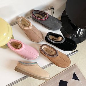 Tasman Slipper ug laarzen Herfst Winter Australië designer Dames laarzen heren Klassieke Tazz Slide Wollen Slipper Luxe warme Mini Platform Boot Zachte schoenen sneeuwlaarzen