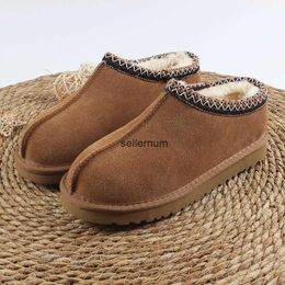 Tasman chinelos designer de luxo austrália botas de neve das mulheres dos homens tazz chinelo mini tornozelo plataforma curta inverno quente marrom cinza