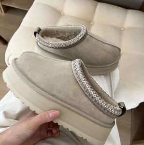 Tasman slippers mosterdzaad laars Womens uggslie Boots Tazz Australië designer sneeuw Klassieke ultra mini platform laarsjes suède Shearling heren winterschoenen YU299