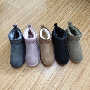 Tasman Slippers Tazz Designer Seed Seed Cartnut Fur Slides Sheepskin Classic Ultra Mini Platform Boot Winter Femmes Slip-On Chaussures