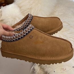 Pantofole Tasman tazz ultra mini stivale designer chesut diapositive in pelliccia di lana pelle di pecora shearling lana classica derma invernale derma senape semi di muli stivali