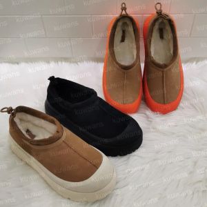 Tasman Weather Hybrid Slippers ugglys Ultra Mini Laarzen Alle geslachten Heren Dames Tazz Waterdichte Regen Klassiek Kastanje Oranje Bont Schapenvacht Winter Instapschoenen