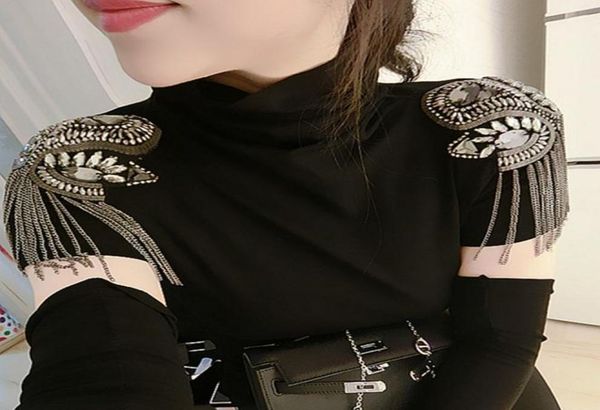 Tassel Big Shoulder Insignia Broch 2 PPCS Epaulette hecha a mano Epaulets ePaulettes Spikes Blazer Clazer Accesorios9073578