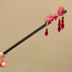 Clip à cheveux gland collat de style chinois Stick fait à la main chinois de cheveux chinois bâton avec conception de conception de file