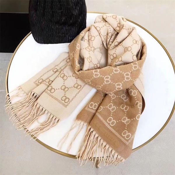 Glands hiver écharpes en cachemire écharpe de luxe pour les femmes châles en plein air sciarpe cjeweler rose exquis tendance décontracté laine hijab neige designer foulards echarpe