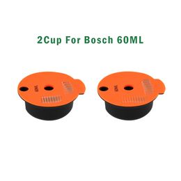 Tassimo Coffee Capsules herbruikbare koffiecapsule 60 ml / 180 ml pods voor Bosch-S Machine Tassimo Refilleerbare filtermaker Pod