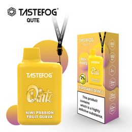 Tastefog nueva llegada 800 puff vape desechable 2% 550mah batería 2ml Cigarrillo electrónico 15 sabores populares en Europa