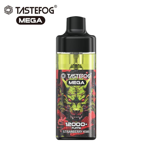 TasteFog New Launch ECIG 15ML Mega Disposable Vape Digital Pen 12000 Puff