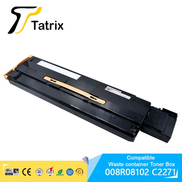 Tatrix 008R08102 Contenedor de desechos 008R08102 C2271 Baja de tóner de desechos compatible para Xerox Apeosport -VI C2271 C3370 C3371 C4471