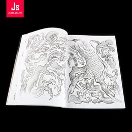 Tattoo Boeken est Tattoo Boek Album Dragon Claws Tattoo Accessoire Voor Body Art Patroon Duidelijke Lijn Ontwerpsjabloon Tattoo Beginners Onderwijs 231012