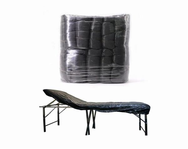 Tatouage Couvre-lit Couvre-lit en plastique noir élastique élastique étanche à huile Pigment ajusté pour massage table tatouage spa el lit 12751274113