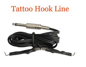 Tattoo clip koord voor inkttip machine tattoo voeding roestvrij stalen uiteinden lijn tatoeages accessaries gratis schip