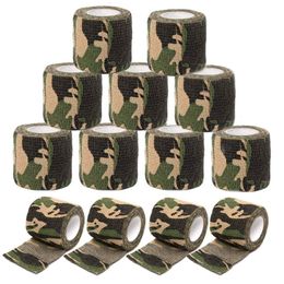 Tattoo Grips 6/12/24/48pcs Camouflage Tattoo Grip Bandage Élastique Wraps Bandes Non-tissé Auto-adhésif Doigt Protection pour Tattoo Machine Pen 230620