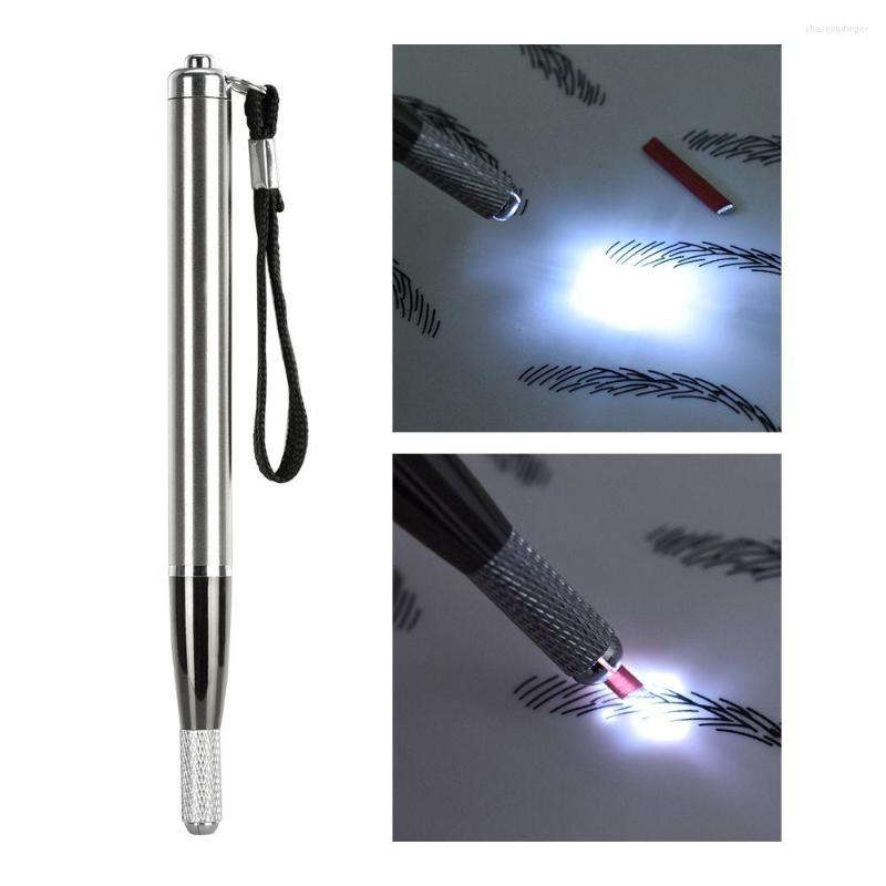 Tattoo Guns Kits 1pc LED Light Microblading 3D Pen Maquina Permanente make -upmachine Wenkbrauw Tatoo Caneta Tebori Kalici Makyaj Makinesi Pluma