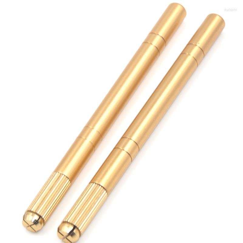 Комплекты для татуировки 2PCS Высококачественный Golden Tebori Pen Microblading Machin