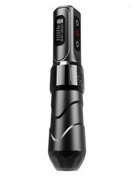 Tattoo Guns Kits Flux Max Professional Wireless Machine Pen Rotaty potente motor sin núcleo con pantalla LED digital para Artist5112185