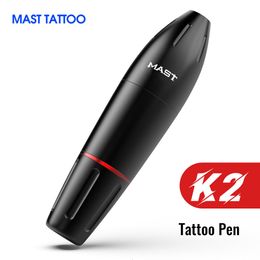Kits de pistolas de tatuaje Mast K2 est Rotary Pen Maquillaje profesional Máquina permanente Suministros de estudio 230417