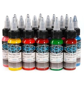 Tattoo inkt set 60 Complete Colors Pigment Kit 1oz 30 ml Tattoo Supply voor Tattoo Kit8458043