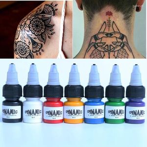 Encres de tatouage 8 ml / bouteille Permanent maquillage encre colorée pour peinture corporelle Art Natural Plant Micropigmentation Pigment 14 couleurs