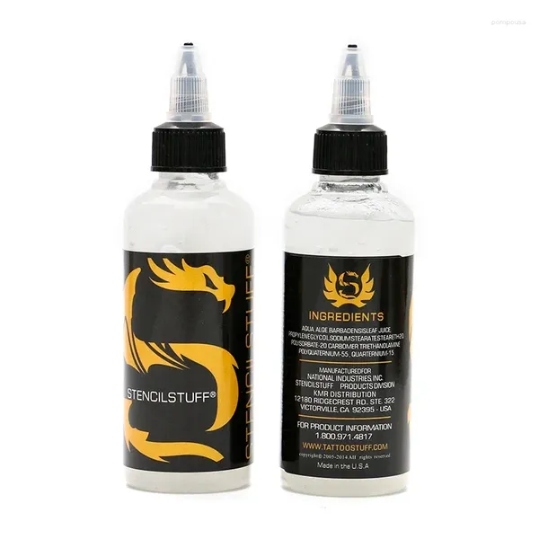 Tatoue Inks en gros de la marque américaine des pochoirs de marque American plus durables pochoirs transfert formule 4oz encre outils de beauté 120 ml