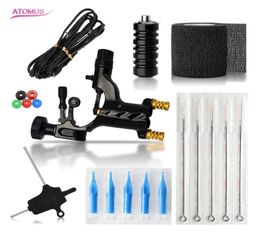 Tattoo Kit Machine Set Para Tatuar Professionele Tatouage Tatuaje Set Gun Maquina De Tatuar Tatuagem Tatua Atomus Tattoo Set6198063