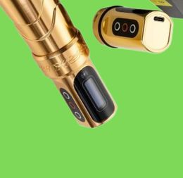 Tatouage 2023 Flux Max 2Battery Affichage LED de batterie de lithium de moteur sans noyau puissant pour artiste maquilleur permanent9942833