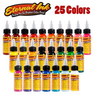 Tattoo Machine 30 ml Fles 14 25 Kleuren Professionele Inkt Set Voor Body Art Natuurlijke Plantaardige Permanente Pigment Verf 231205