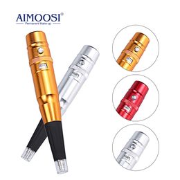 Machine à tatouer AIMOOSI tatouage Microblading sourcil lèvre universelle traditionnelle mitrailleuse stylo aiguille pour fournitures professionnelles permanentes d'art corporel 230925