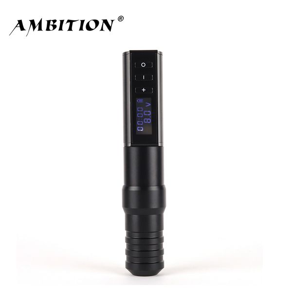 Machine à tatouer Ambition Hunter sans fil, stylo à tatouer, batterie au Lithium 1650mAh, alimentation LED numérique pour l'art corporel 230925
