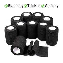 Machine à tatouer jetable auto-adhésive flexible élastique poignée noire bandage poignée tube couverture enveloppe coude bâton ruban accessoire en vrac 231130