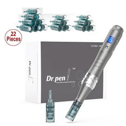 Tatouage Dr Pen M8 avec 220pcs Cartridge Wireless Professional Derma stylo pour micro-aiguille thérapie Skin Care 230811