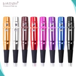 Machine à tatouer est stylo de maquillage permanent rotatif pour les lèvres des sourcils Pistolet à moteur suisse Maquina De Tatuagem Microblading PMU Tools 220829