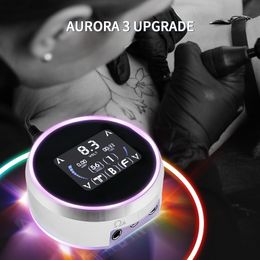 Machine à tatouer Foreverlily Aurora 2 Alimentation pour stylo de maquillage permanent avec écran LCD numérique 230802