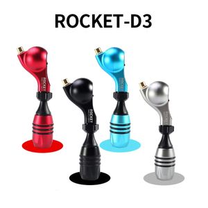 Tattoo Machine Hoge Kwaliteit Rocket D3 Power Zwitserse Motor RCA Connector Roterende Pen Gun Met Grip Voor Cartridge Naald 231110