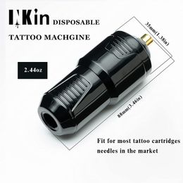 Machine à tatouer INKin Machine à stylo à tatouer rotative jetable Moteur sans noyau léger pour corps PC pour fournitures de cartouche 230607