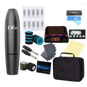 Machine à tatouer INKIN FATO/MATO Kits stylo moteur avec alimentation pédale cartouche aiguilles ensemble