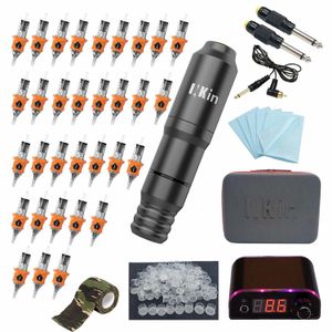 Máquina de tatuaje INKIN Kit de tatuaje MATO / FATO Cartucho de tinta rotatorio Kit de máquina de pluma de tatuaje Juego de 32 piezas Tamaño Cartucho de tinta Aguja Fuente de alimentación 230724